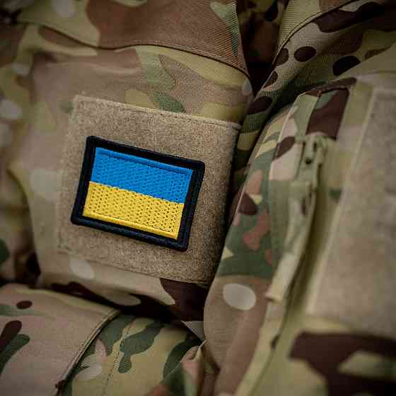 Шеврон на липучці Flag of Ukraine "Флаг України" (Патч, Нашивка, емблема) Нововолинськ