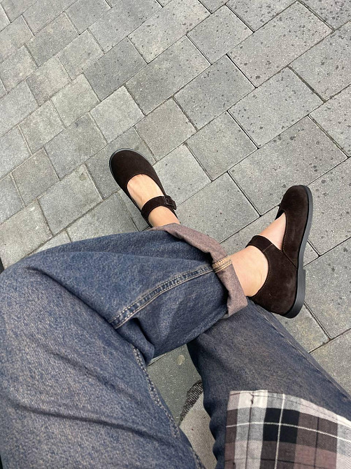 Соната Лофери жіночі Соната Ліліт шоколадні (весна-осінь, замша натуральна) (5851) Коломия - фото 9