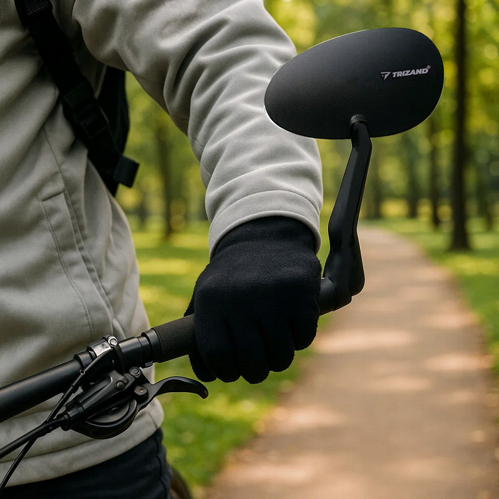 Велосипедне дзеркало ліве регульоване 350 градусом Trizand (25781) Нововолинськ - фото 9