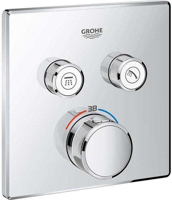 Термостат для душу, зовнішня частина GROHE SMARTCONTROL на 2 споживачі, 29124000 Київ - фото 1