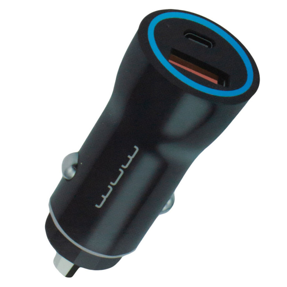 Автомобільний зарядний пристрій WUW-C146 PD20W+QC3.0 black (6972573332298) Київ - фото 1