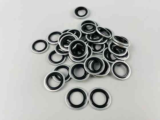 Шайба з гумовим кільцем NBR всередині 20 мм, для гідравліки, олії, води, повітря. Мукачево