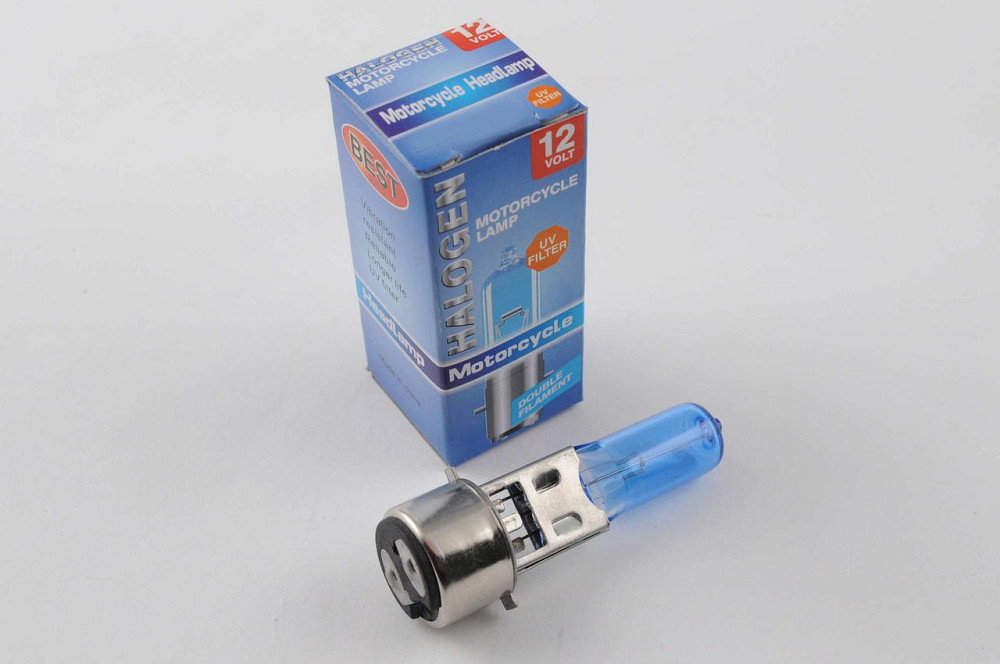 Лампа BA20D (2 вуса) 12V 50W/50W (супер біла) Мукачево - фото 1