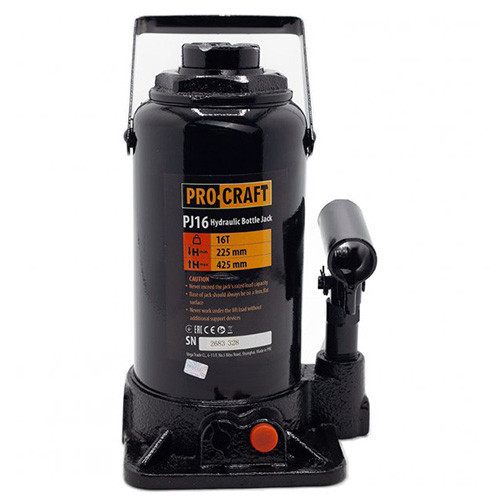 Домкрат гідравлічний Procraft PJ16 16 т, телескопічний, висота підйому 425 мм Львів - фото 3