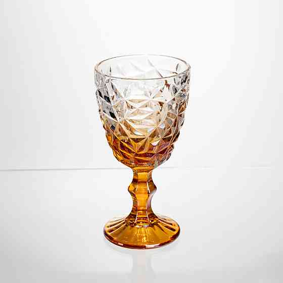 Набір келихів для вина 6 штук 340 мл на ніжці скляні Yiwu HP-19-189 Коломыя