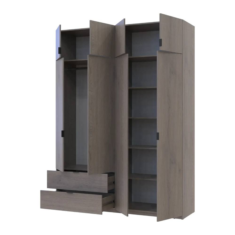 Шафа розпашна з антресоллю Doros Лукас 180х50х240 см Канноло (DRS-011882) Дніпро - фото 3