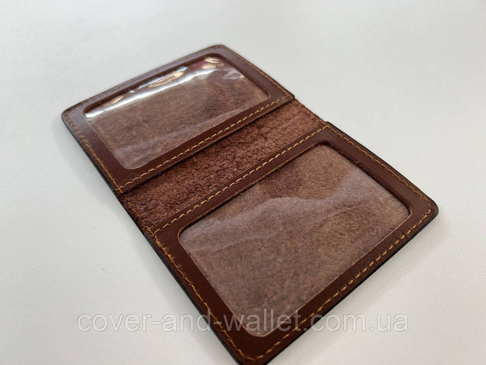 Патріотична обкладинка на id паспорт з натуральної шкіри Київ - фото 10