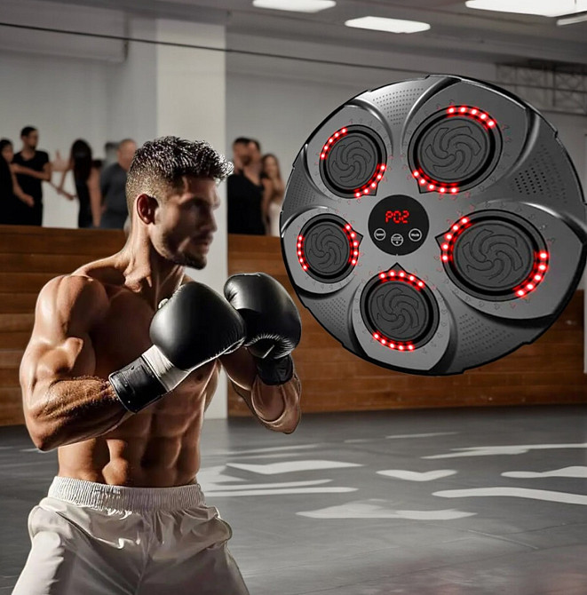 Боксерська машина музичний інтелектуальний тренажер Настінна боксерська машина з музикою Одеса - фото 2