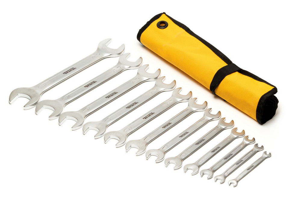 MASTERTOOL Ключі ріжкові MASTERTOOL PROFI COLD STAMPED набір 12 шт (6х7-30х32 мм) CrV 70-1112 Киев - изображение 5