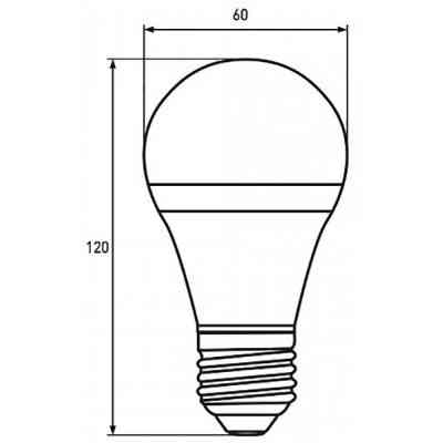 Лампочка Eurolamp LED A60 12W E27 4000K 220V (MLP-LED-A60-12274(E)) Винница