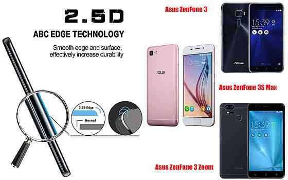 Защитное стекло ArmorGlass для Asus ZenFone 3, 3S Max, 3 Zoom – устойчивое к царапинам и ударам Киев