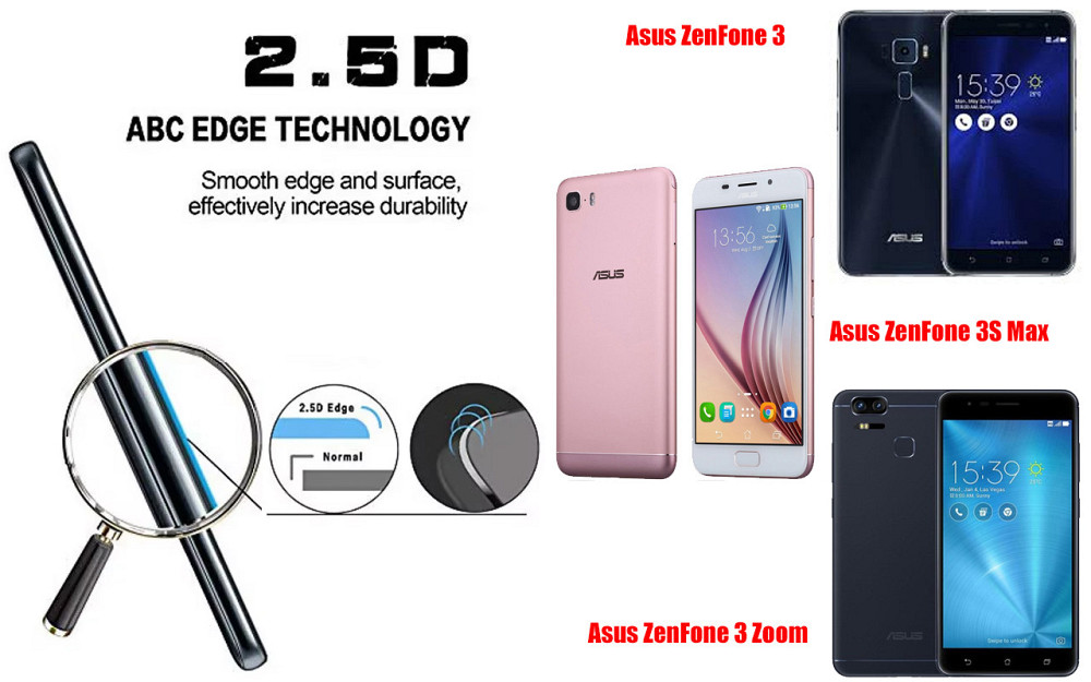 Защитное стекло ArmorGlass для Asus ZenFone 3, 3S Max, 3 Zoom – устойчивое к царапинам и ударам Киев - изображение 2