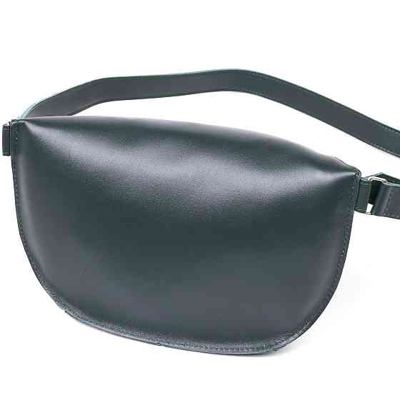 Кожаная женская сумка на пояс Зеленый (SHVIGEL) Киев