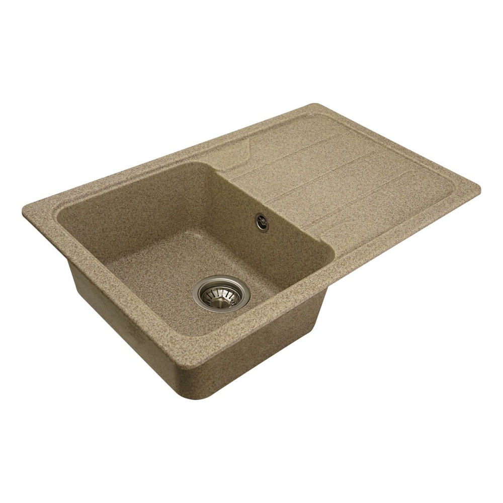 VALESO Гранітна мийка для кухні VALESO VERONA 7850 матова Карамель Коломия - фото 9