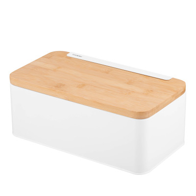 Хлібниця Ardesto Midori 33х13х18см, метал, бамбук, білий (AR0914WB) Вінниця - фото 10