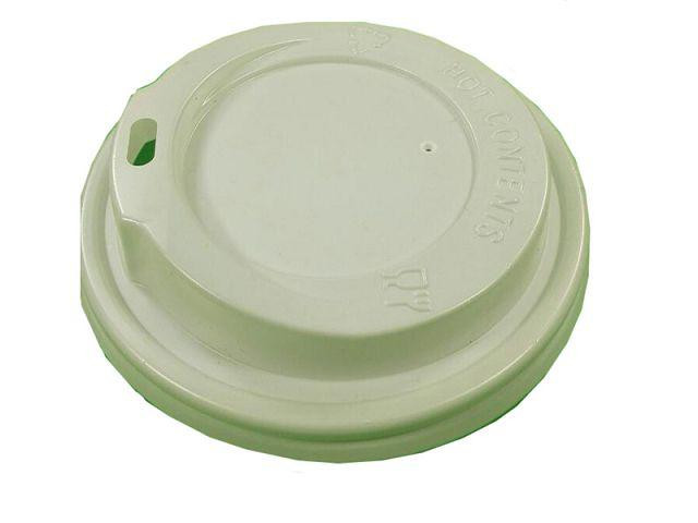 Кришка на стакан паперовий Ф70 Біла (100 шт) Харків - фото 1