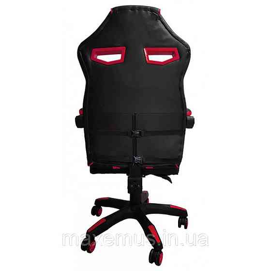 Геймерское раскладное кресло игровое для приставки профессиональное стул компьютерный Bonro B 827 красный Мостиска