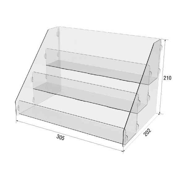 Товарна горка EKOSTAR на 3 полки 305х202х210 Київ