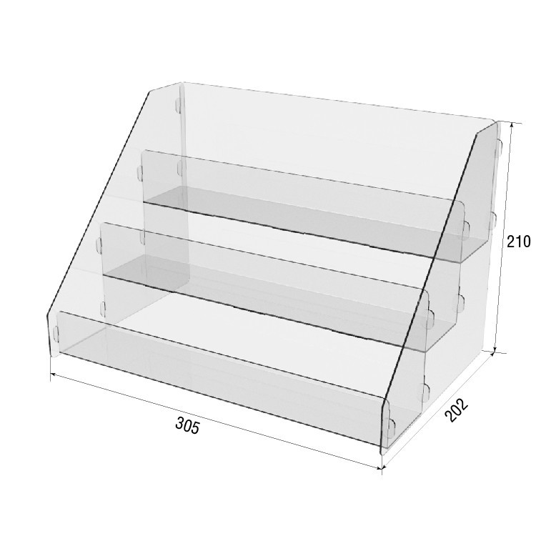 Товарна горка EKOSTAR на 3 полки 305х202х210 Київ - фото 3