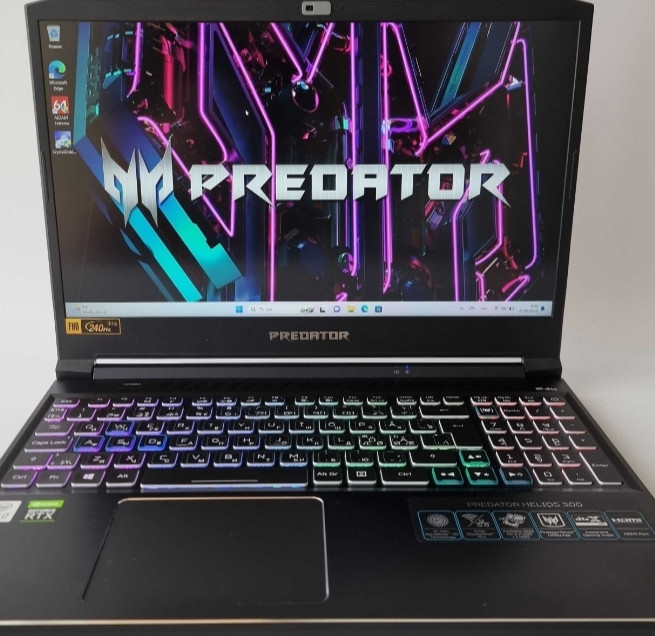 Acer Predator Helios 300 i7 10870H/RTX 3080/RAM 32Gb/SSD1TB/240Hz.Ноутбук. Киев - изображение 1