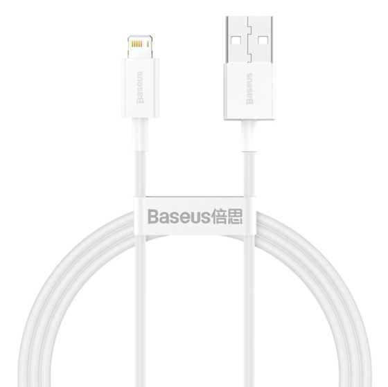 Кабель Baseus Superior Series USB - iP 2.4A 1m White CALYS-A02 Одеса
