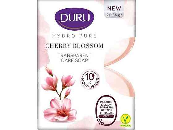 Мило 2шт 135г прозоре Hydro Pure Cherry Blossom ТМ DURU Киев