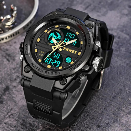 Годинники наручні SKMEI 2031BKGD, ЧОРНИЙ/ЗОЛОТИЙ, 10290 Дніпро