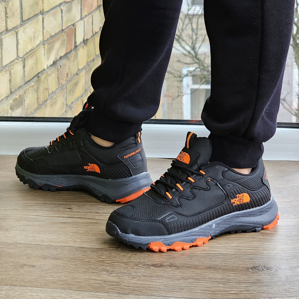 Мужские Кроссовки The North Face Черные с Оранжевым Норт Фейс (размеры: 40,41,42,43) ВидеоОбзор Днепр - изображение 1