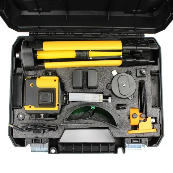 Лазерный уровень, аккумуляторный лазерный нивелир (3d, 12 лучей) Коломия