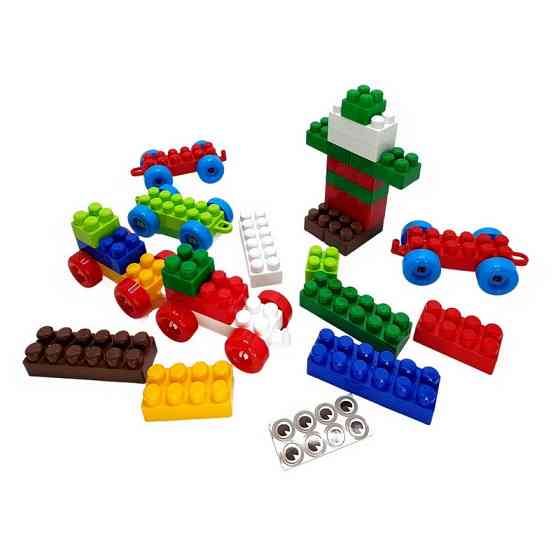 Детский блочный конструктор 013999/04 в пластиковом боксе, 303 детали Винница