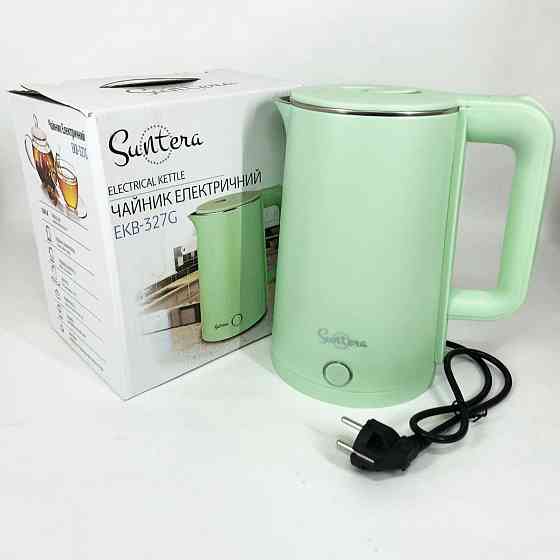 Електричні чайники якісні Suntera, Чайник електричний для дому красивий, Вишуканий електрочайник EU-56 Івано-Франківськ