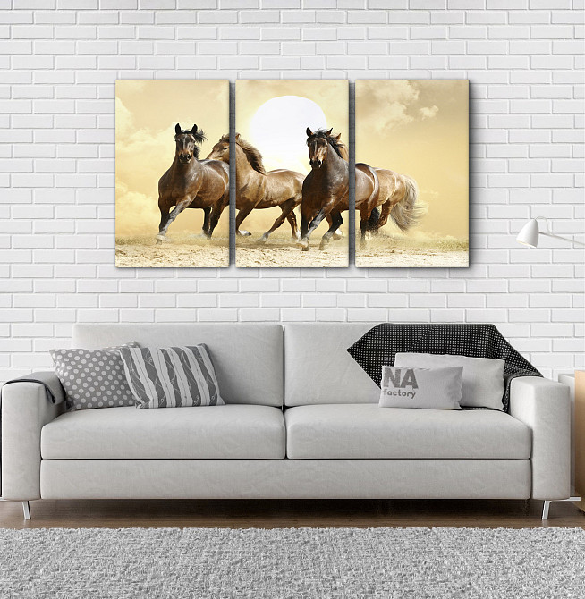 Модульна картина Коні Аrt-119_3А Київ - фото 2