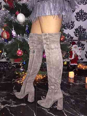 Nivelle Ботфорти жіночі NIVELLE 5154/48 капучіно (весна-осінь, замша натуральна) (2855) 37 Коломия