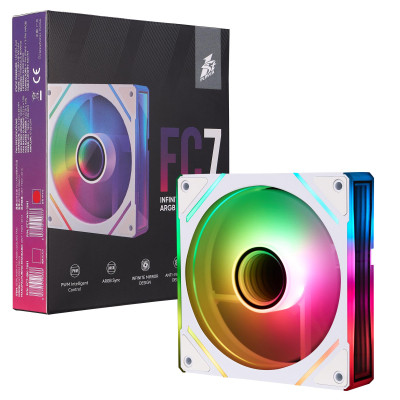 Кулер для корпуса 1stPlayer FC7 White (FC7-WH-1IN1) Винница - изображение 10