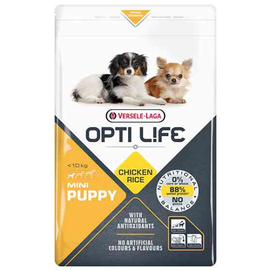 Opti Life Puppy Mini ОПТИ ЛАЙФ ЩЕНОК МИНИ МАЛЫХ сухой суперпремиум корм для щенков мини и малых пород Киев