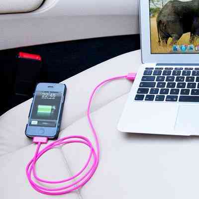 USB кабель для iPhone та iPad "Aiino", рожевий Рівне