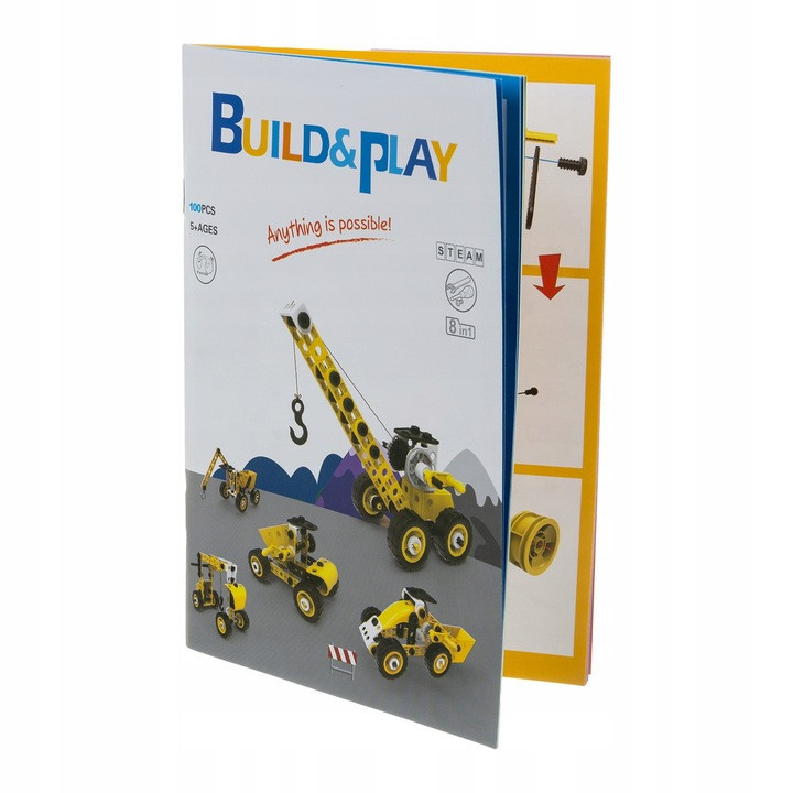 Детский конструктор 3D транспортное средство 100 элементов Iso Trade (26329) Нововолынск - изображение 5