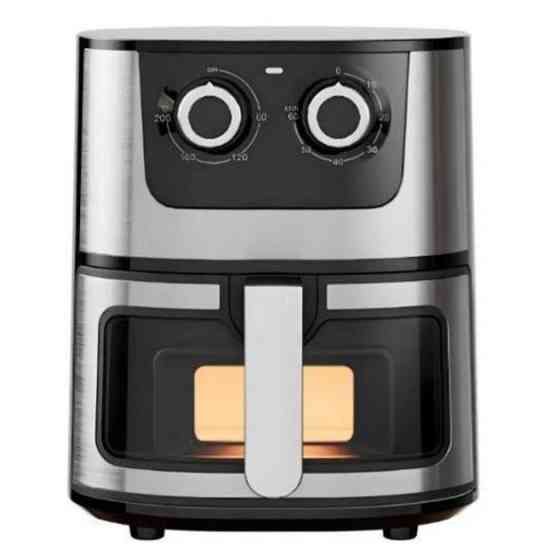 Безмасляна фритюрниця для смаження Rainberg, Аерофритюрниця, Аерогриль з режимом смаження без олії DY-49 Івано-Франківськ