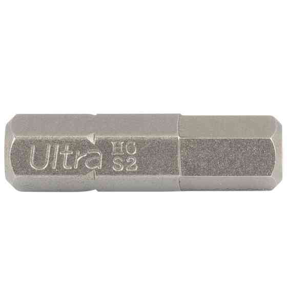 Біти HEX 6×25мм 1⁄4" 10 шт S2 (блістер) ULTRA (4015012) Київ