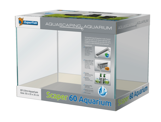 Акваріумний набір SuperFish Scaper 60 (A4051805) для акваскейпінгу Київ