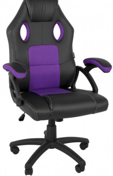 Игровое, офисное кресло Bonro YS-6056 — эргономичное кресло для гейминга и работы Фиолетовый Киев - изображение 1