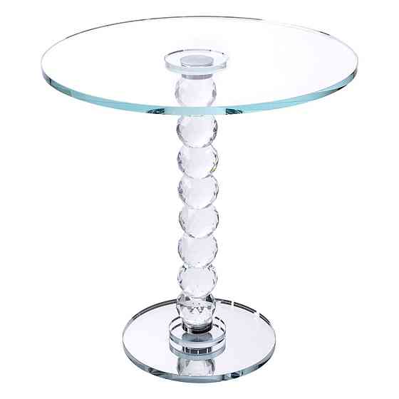 Yiwu Тортівниця скляна на ніжці 30×32 см см підставка для торта, капкейків прозора HP-4-81L Киев