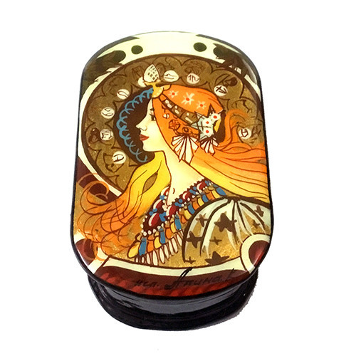 Скринька мініатюра дерев'яна лакова Київ - фото 1