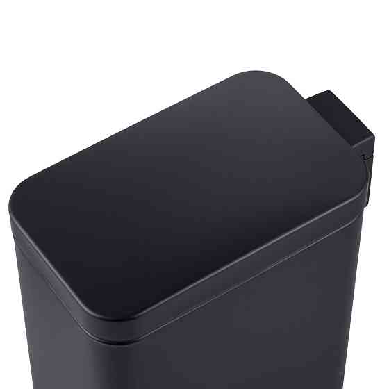 Прямоугольное мусорное ведро с плавным закрытием Mixxus Premium Quadro-TC0105 5 л, черное Харьков