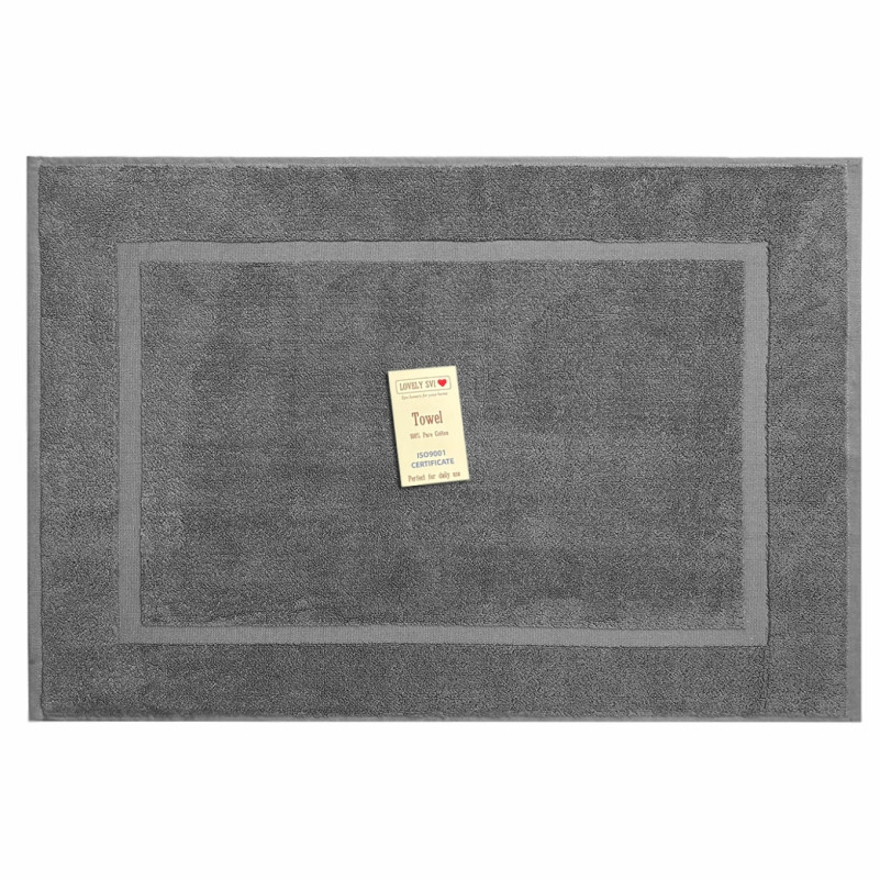 Рушники для ніг Lovely Svi – бавовна / махра - 50 x 80 см – Сірий (22402471) Київ - фото 1