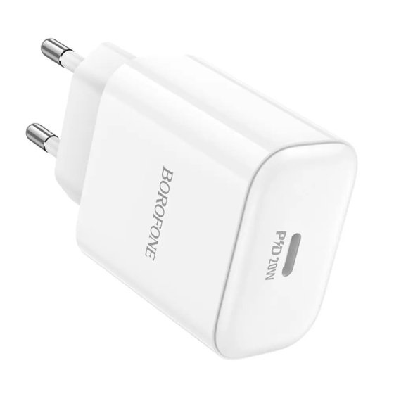 Сетевое зарядное устройство BOROFONE BA81A single port PD20W charger(EU) White Одесса