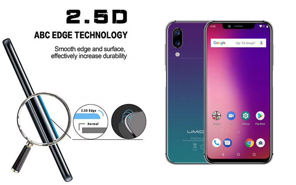 Защитное стекло ArmorGlass для Umidigi One Pro – устойчивое к царапинам и ударам Киев - изображение 2