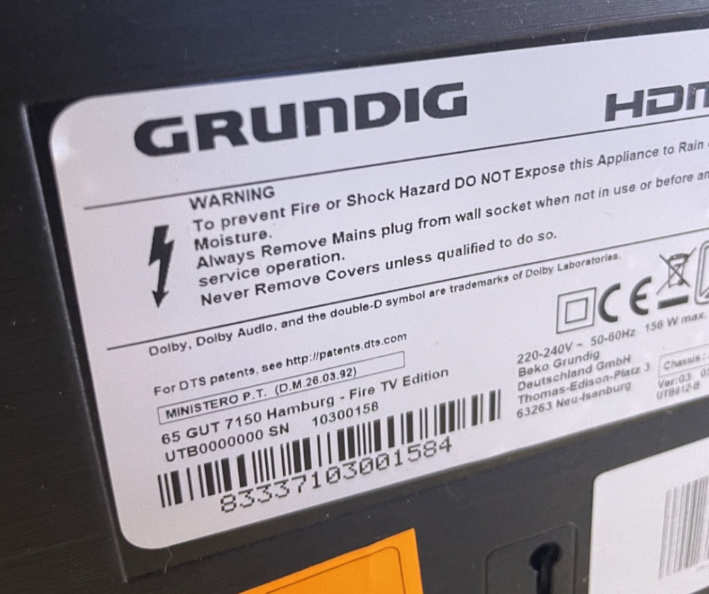 Телевізор: GRUNDIG 65"GUT 7150.Новий Харків - фото 7