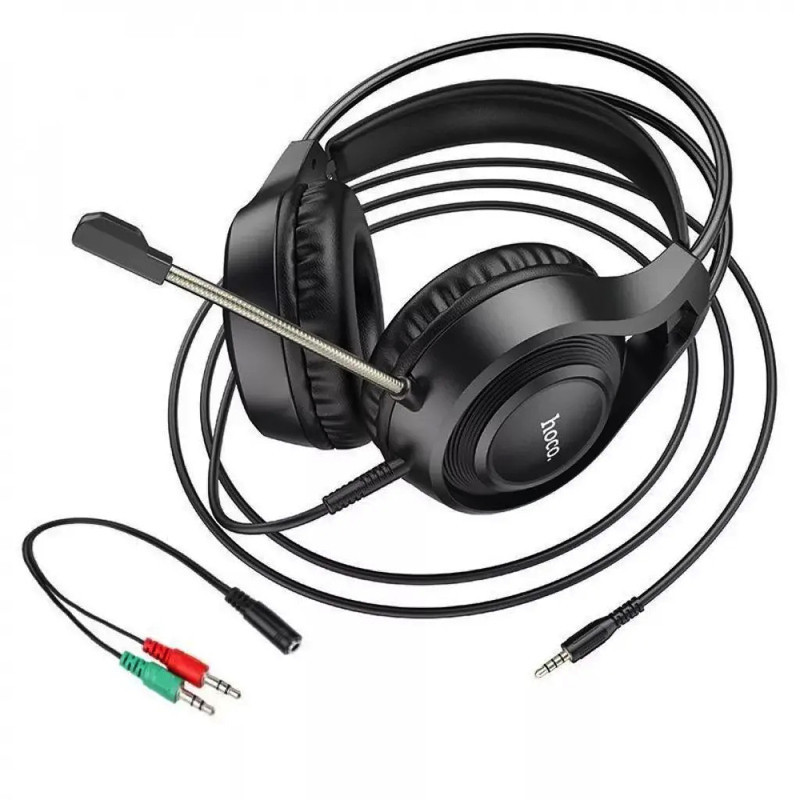 Навушники ігрові HOCO W106 Tiger gaming headset Black Одеса - фото 5
