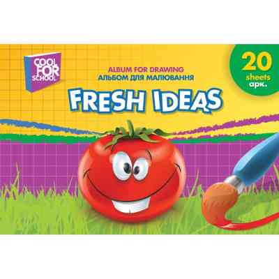 Альбом для малювання Cool For School на пружині, 20 аркушів Fresh Ideas (CF60903-01) Вінниця